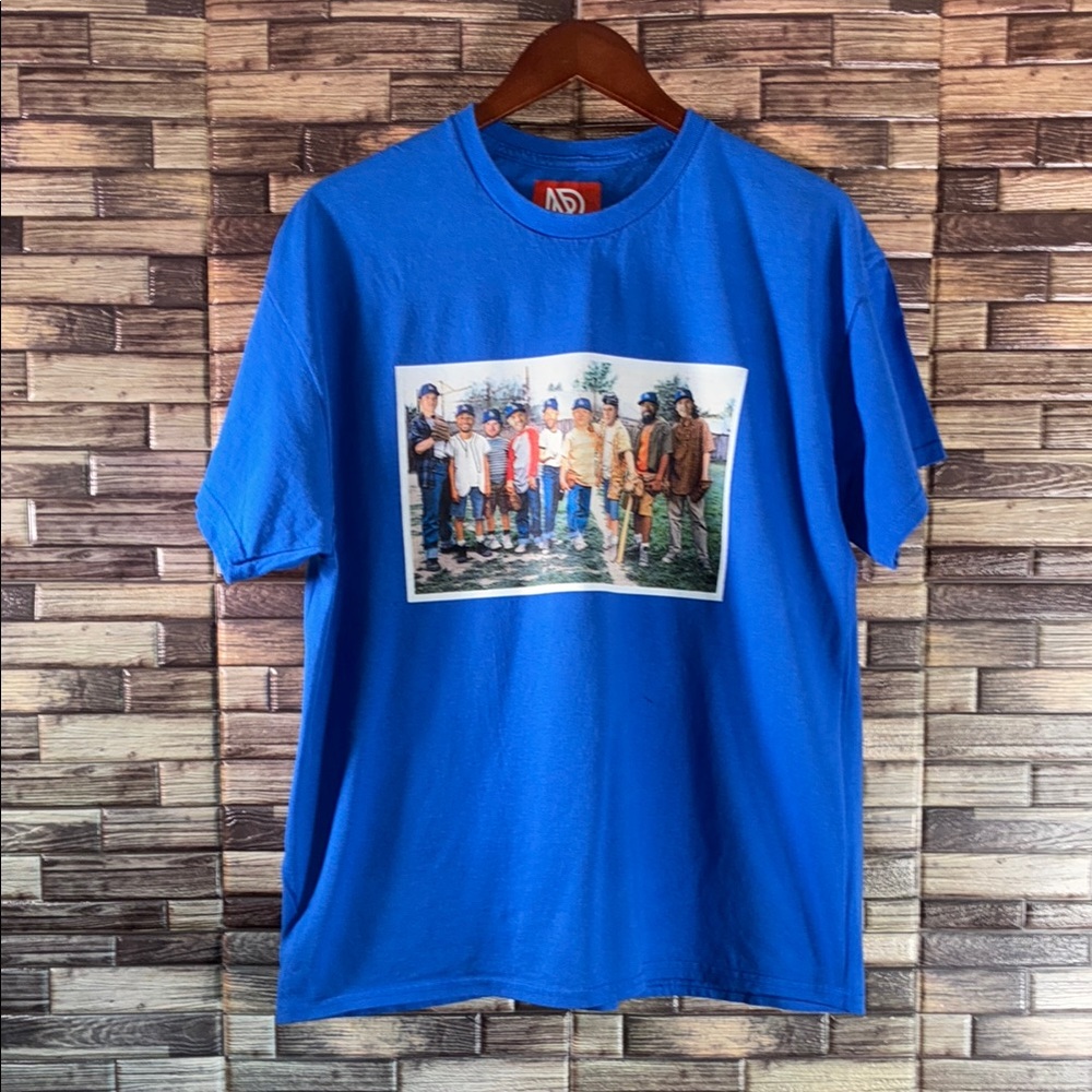 Pre Owned LA Dodgers Sandlot Custom Fan Made Tee 9 Players XL